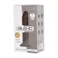 Model (7'') Brown Consolador de silicona premium